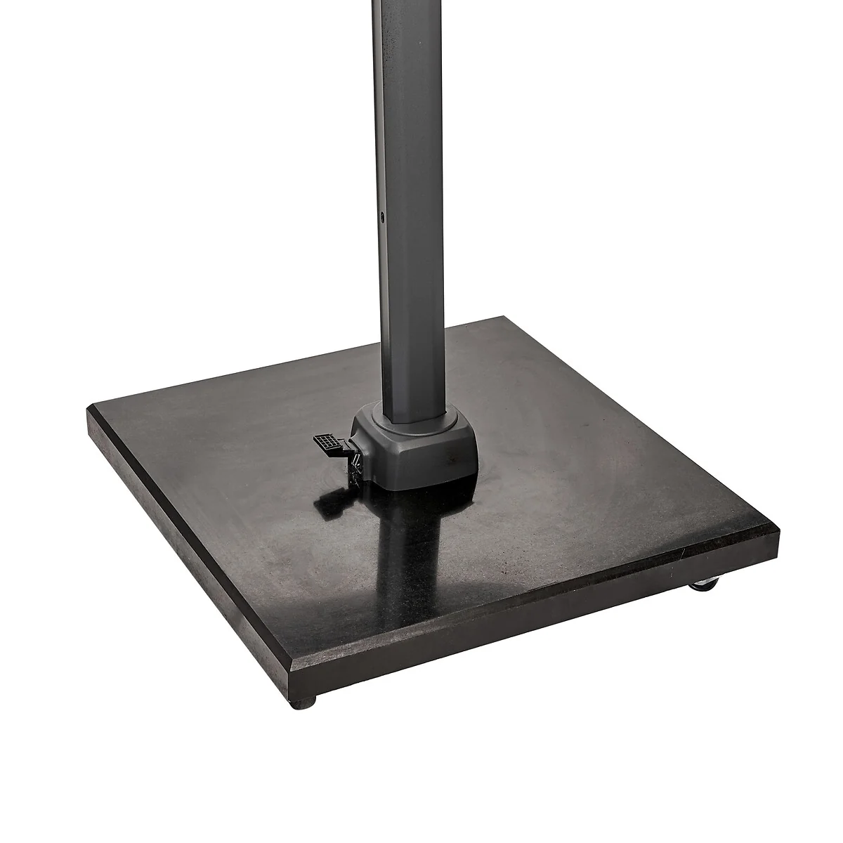 Modena Polished Black Granite 90kg Wheeled Parasol Base – image 7