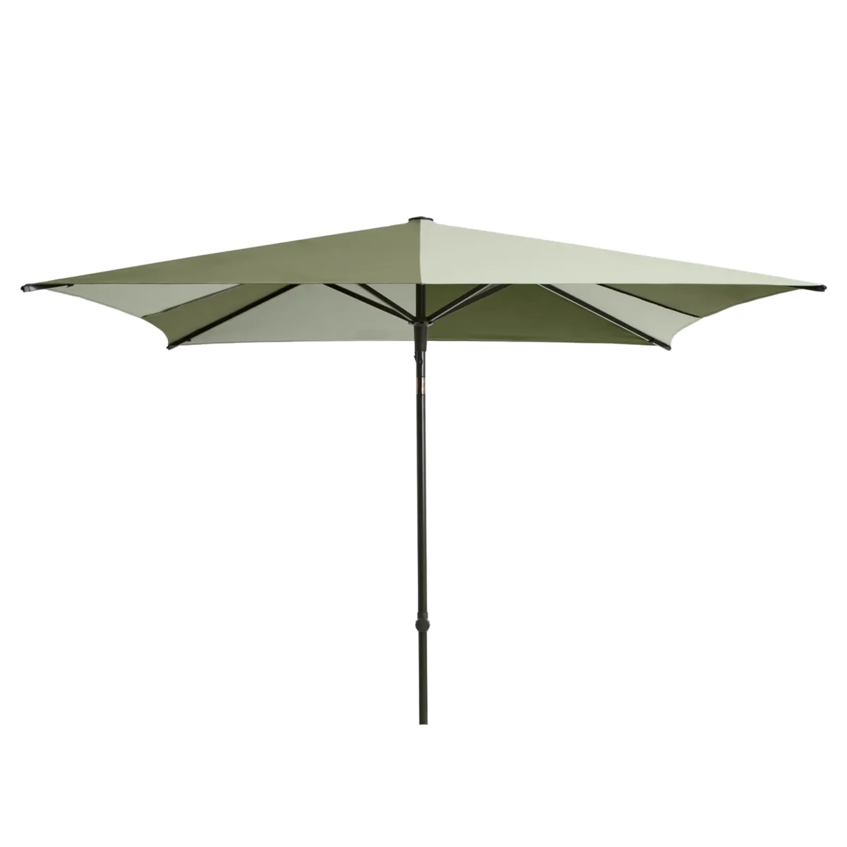 HAY Terrazza Square parasol Green-dark green – image 1