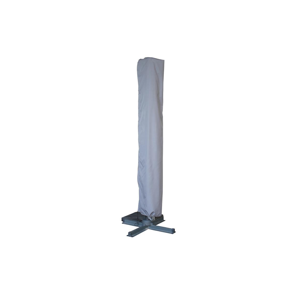 Havana - Round Cantilever Parasol - 2.5 X 3m - Graphite – image 3