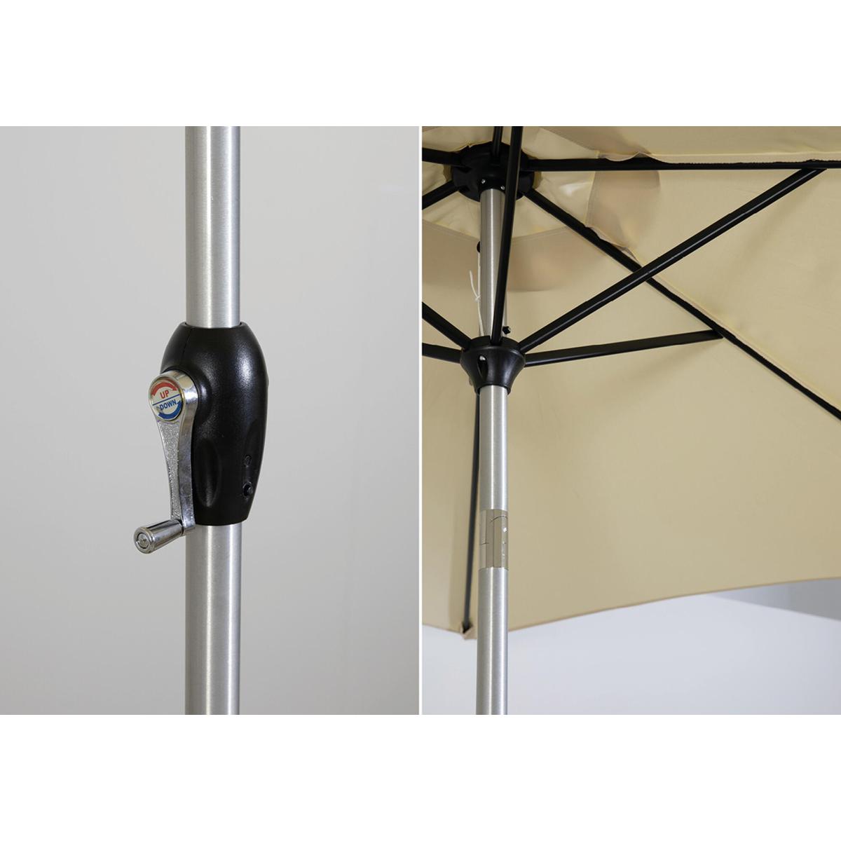 Poppins Square Parasol Cream – image 2