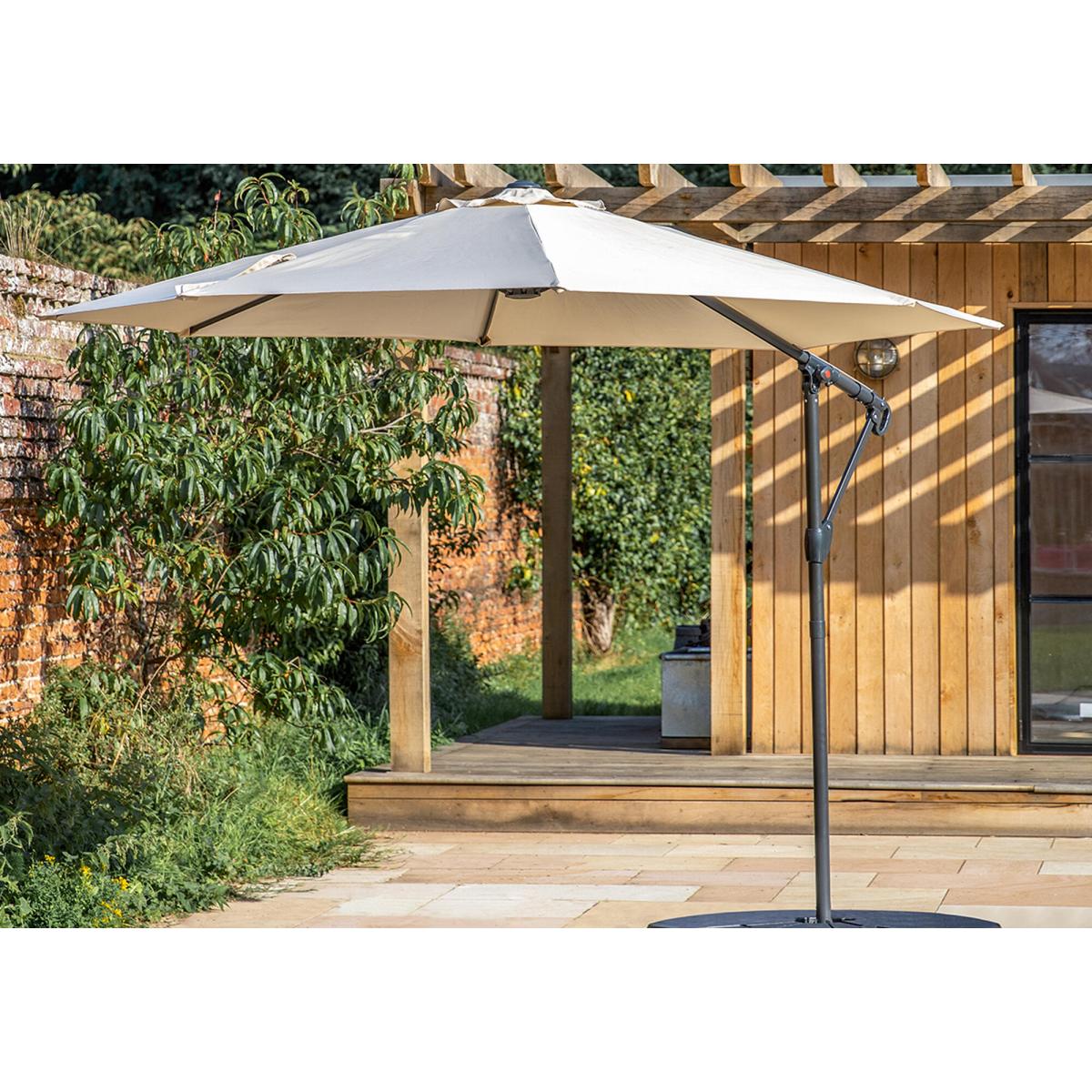 Poppins Cantilever Parasol Cream – image 2