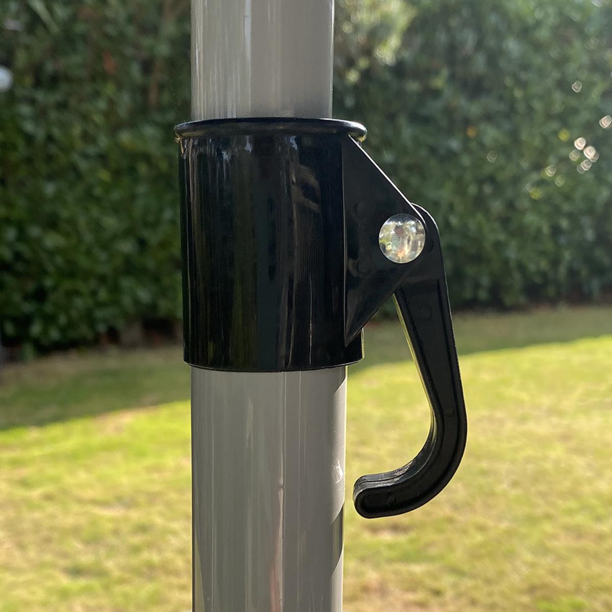 Parasol for Metal Garden Patio Furniture Sets - Black / 250cm – image 2