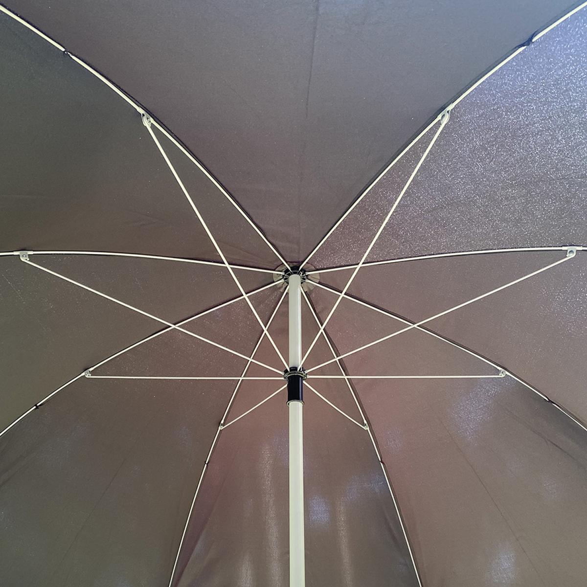 Parasol for Metal Garden Patio Furniture Sets - Black / 250cm – image 3