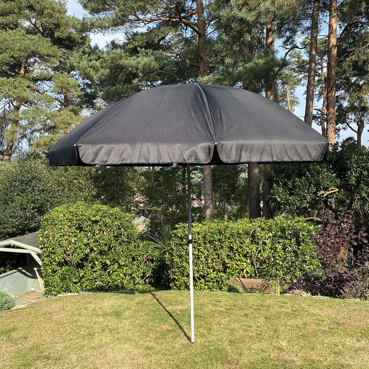 Parasol for Metal Garden Patio Furniture Sets - Black / 250cm – image 1