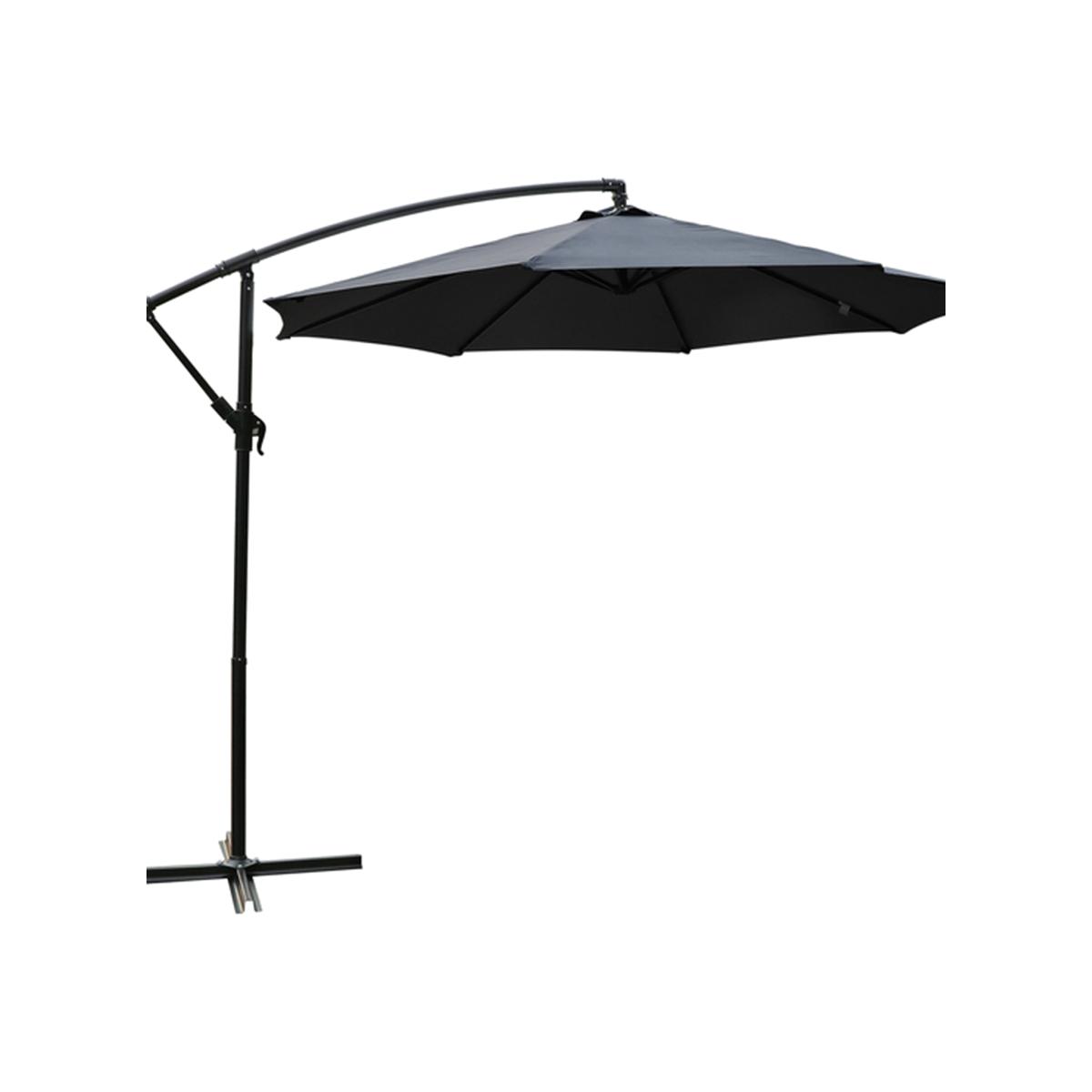 3m Cantilever Garden Parasol - Cream – image 1