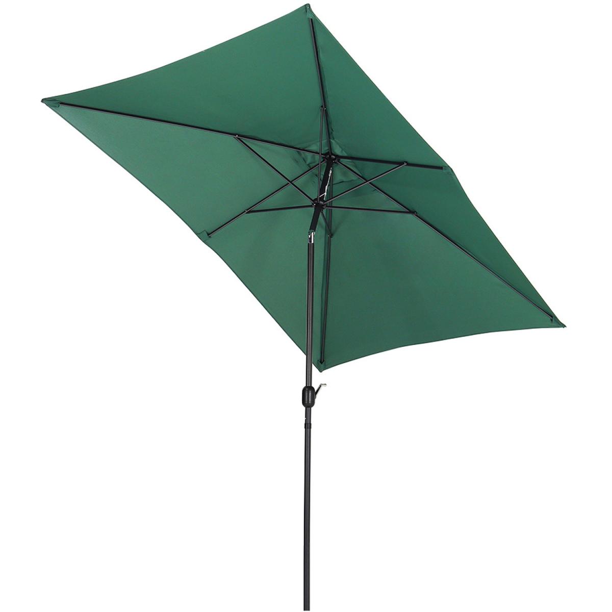 3M Rectangular Traditional Parasol - Dark Green – image 2