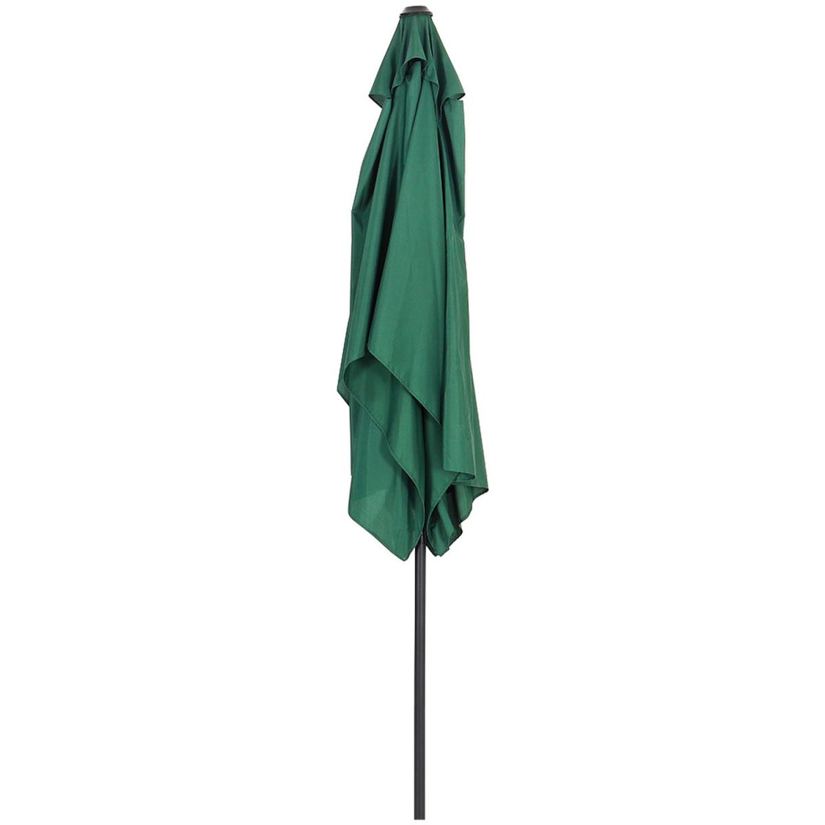 3M Rectangular Traditional Parasol - Dark Green – image 3