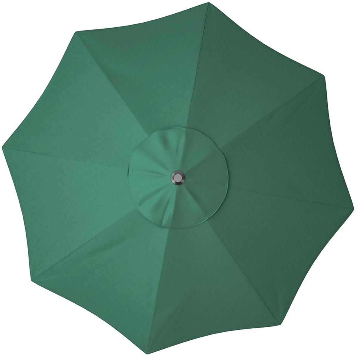 3M Traditional Parasol With Round Umbrella Stand - Dark Green – image 12