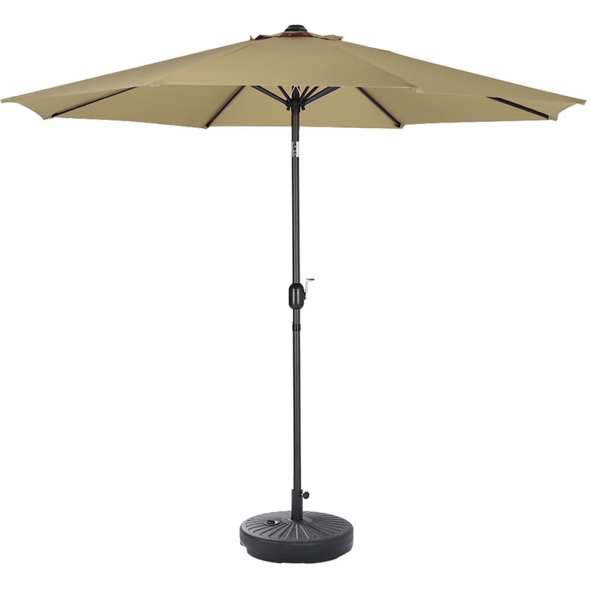 3M Traditional Parasol With Round Umbrella Stand - Dark Green – image 14
