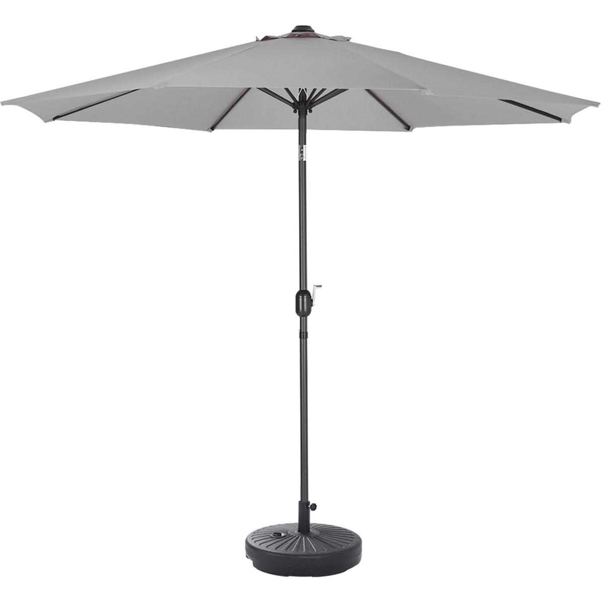 3M Traditional Parasol With Round Umbrella Stand - Dark Green – image 19