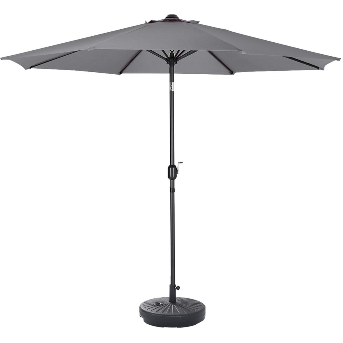 3M Traditional Parasol With Round Umbrella Stand - Dark Green – image 23