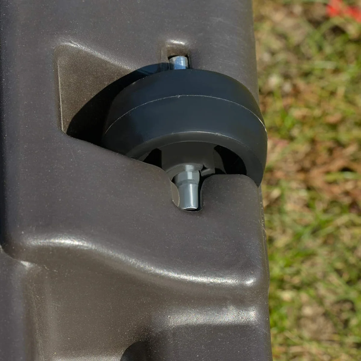 Square Parasol Base with Wheels - Brown – image 8