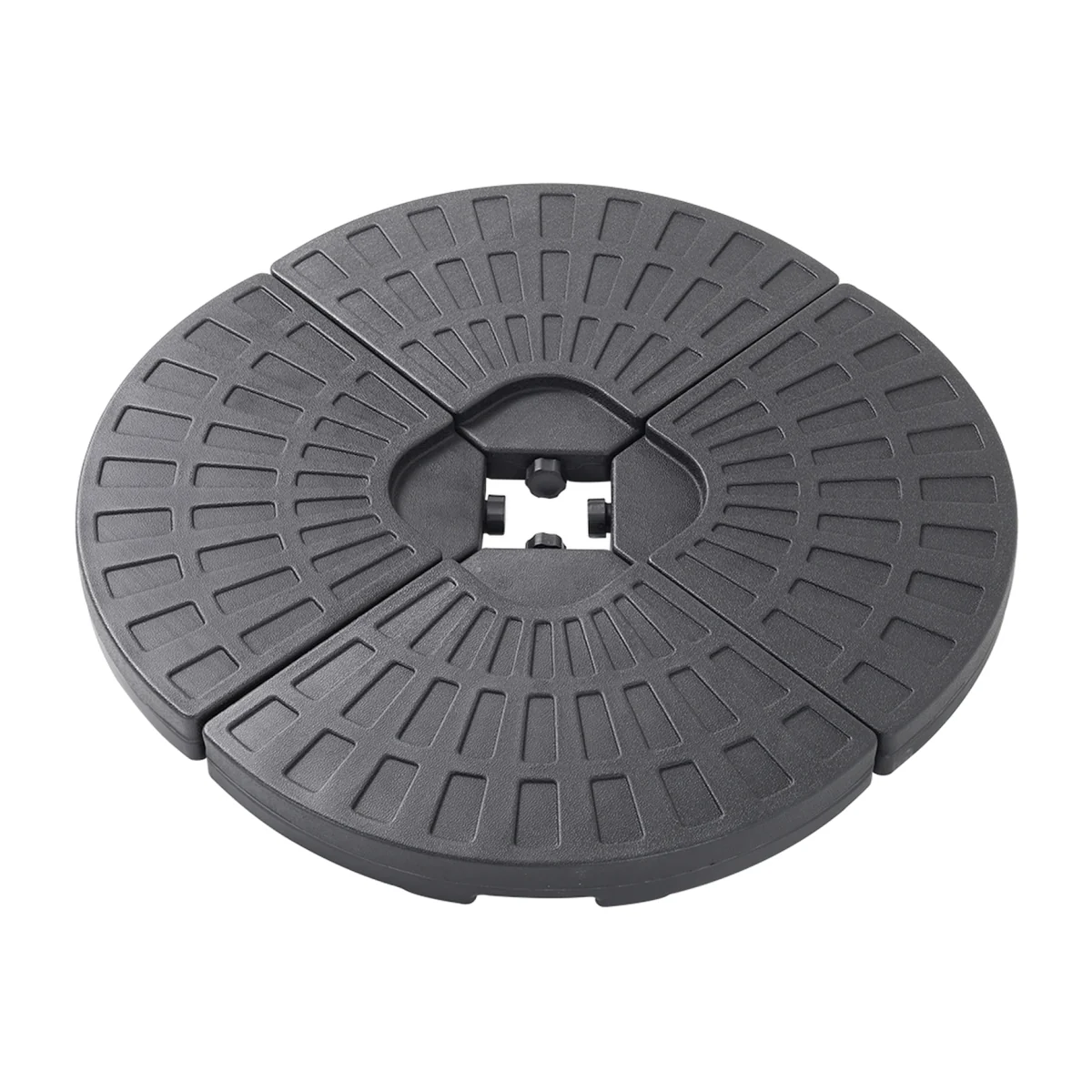 Lifeideas HDPE Round Parasol Base - Black – image 1