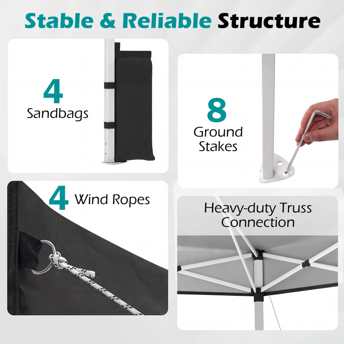 Easy Setup Gazebo Shelter - Black – image 2