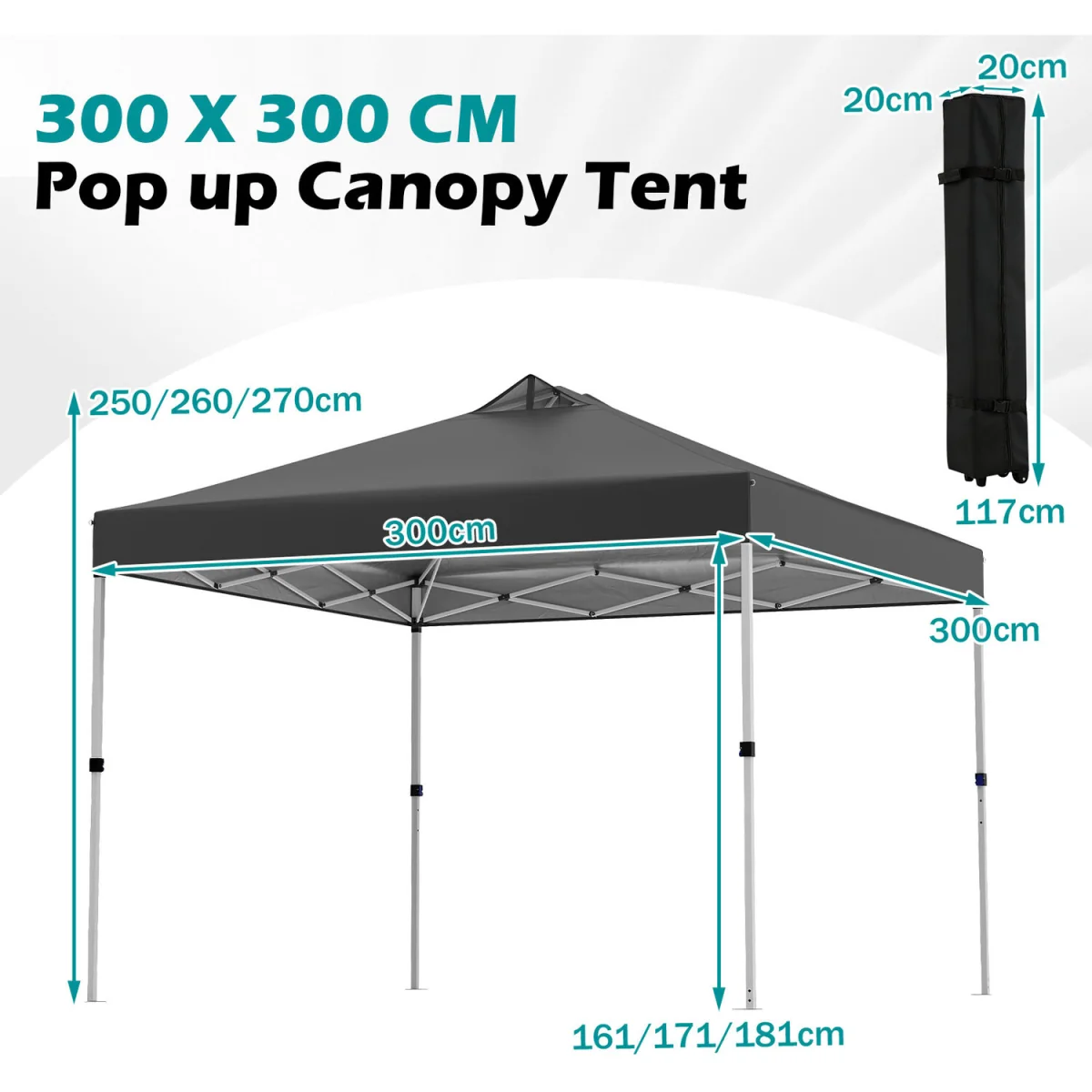 Easy Setup Gazebo Shelter - Black – image 3