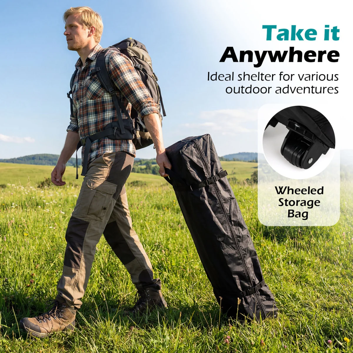 Easy Setup Gazebo Shelter - Black – image 7
