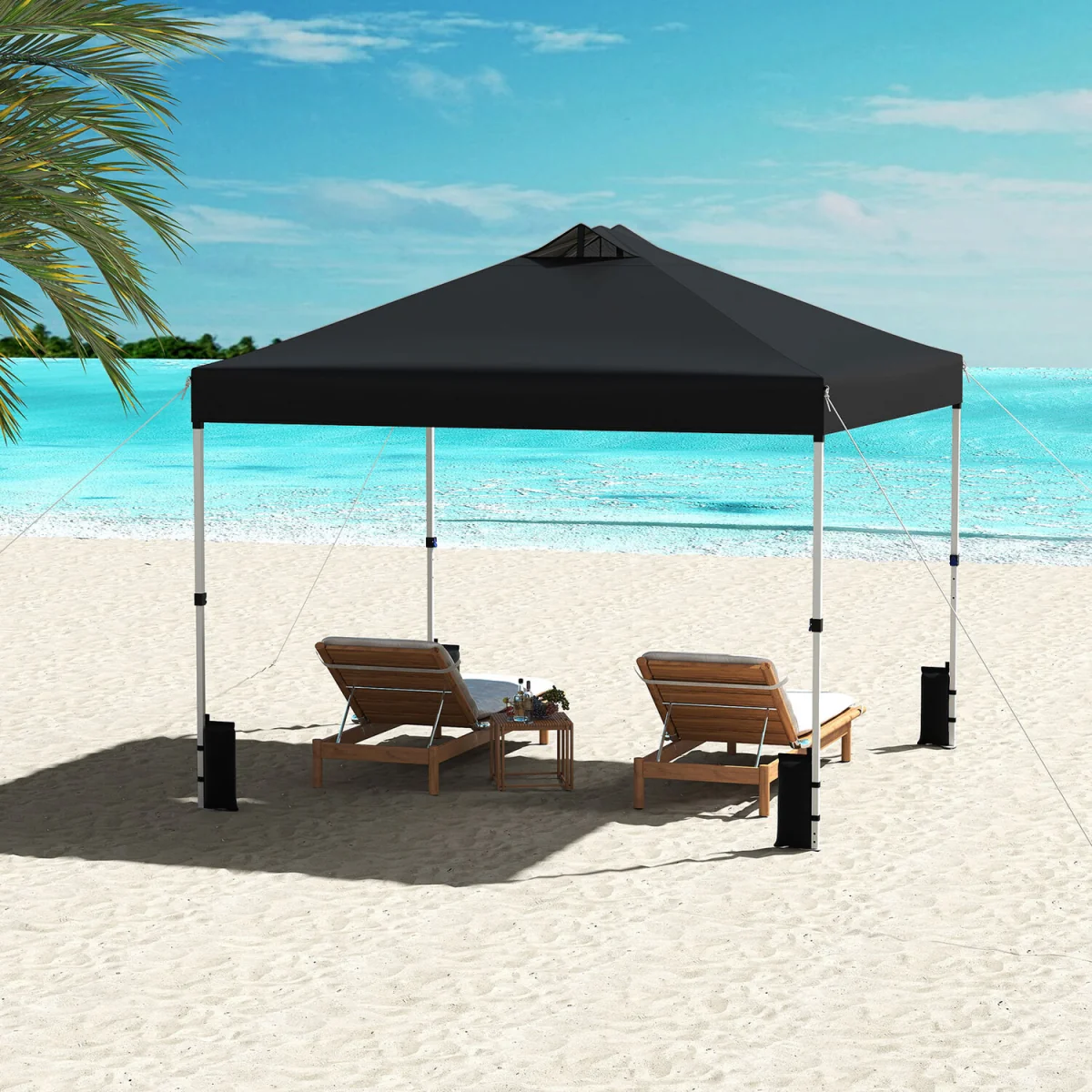 Easy Setup Gazebo Shelter - Black – image 8