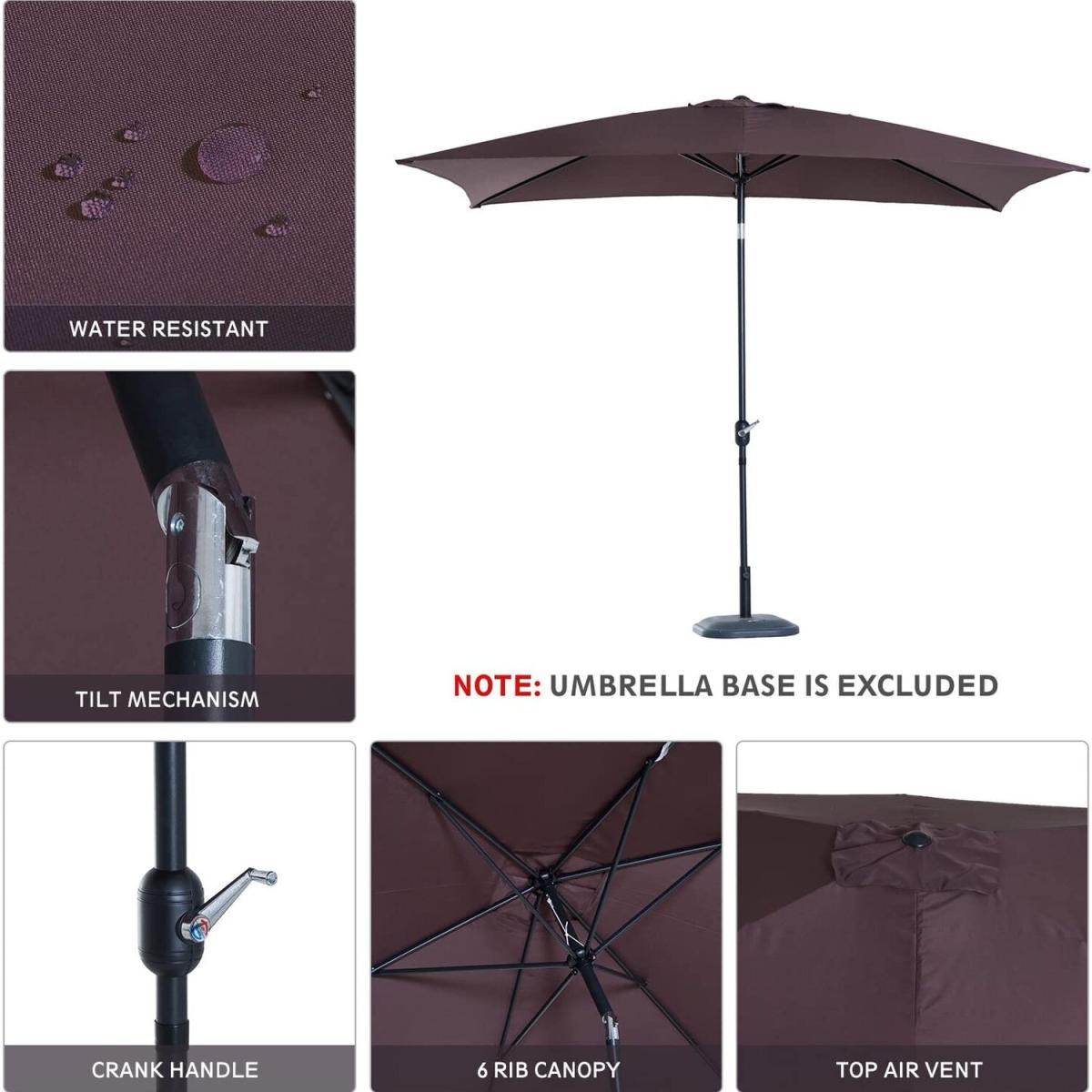 Patio Umbrella - Brown – image 6