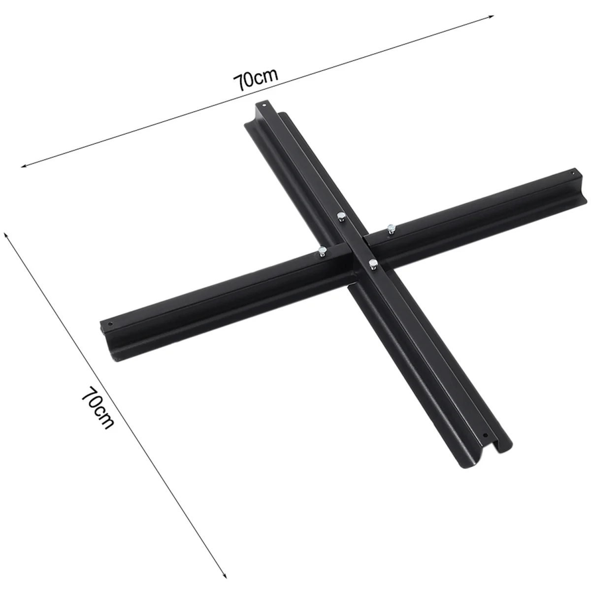 Lifeideas Parasol Cross Base Stand - Black – image 2