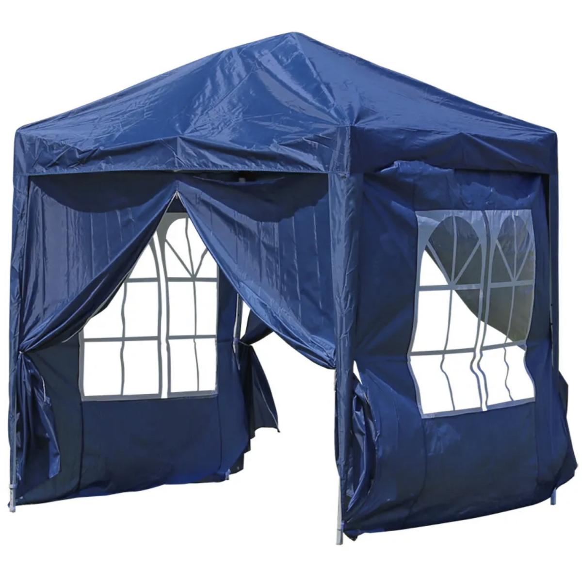 3x3 Metre Pop Up Gazebo Marquee Canopy Party Shelter - Blue – image 2