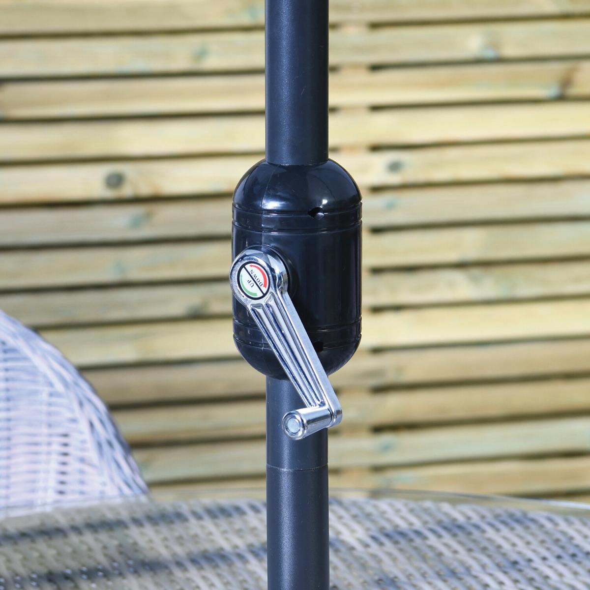 Crank & Tilt Parasol - Wild Dove / 2.7m – image 2