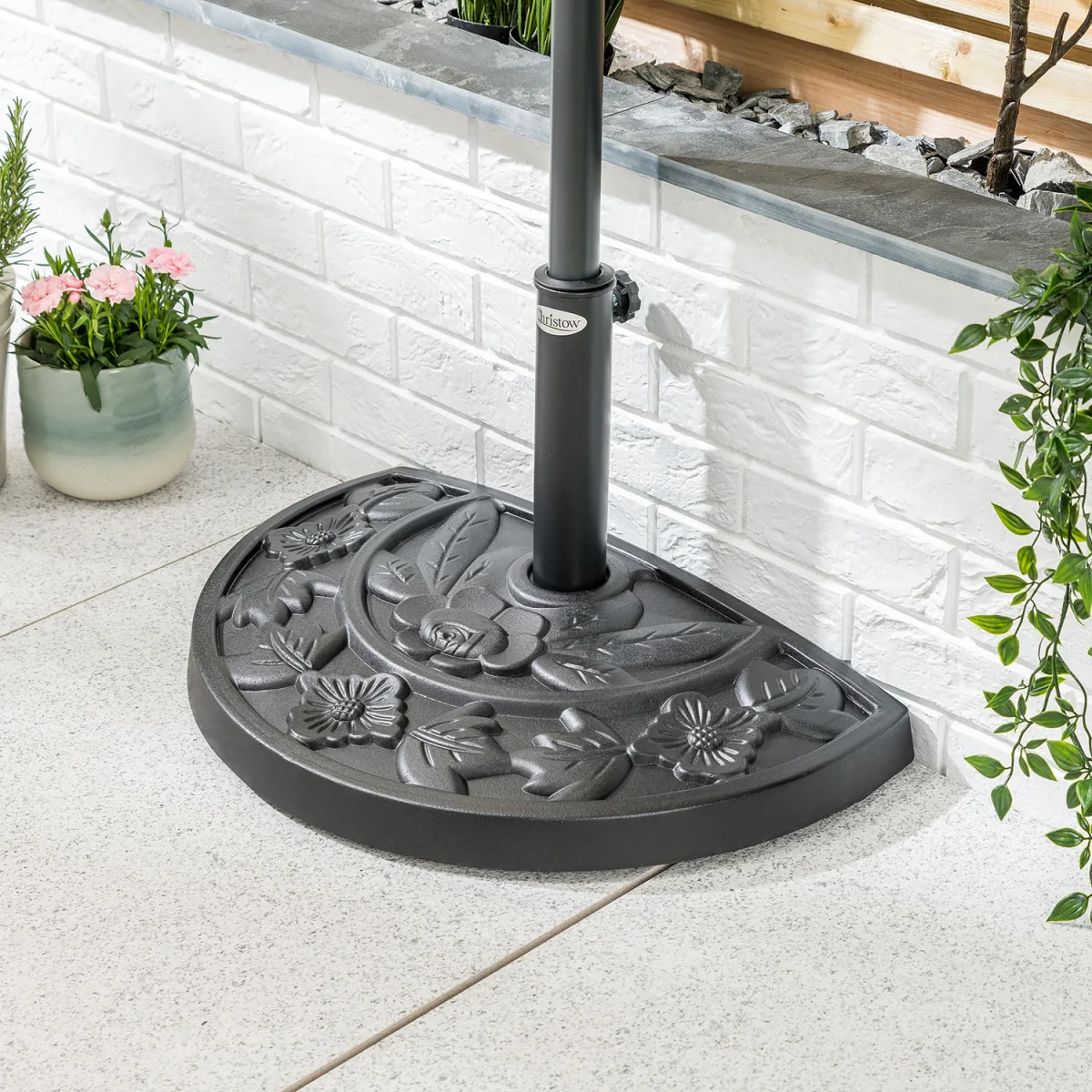 15Kg Half Parasol Base - Black – image 7