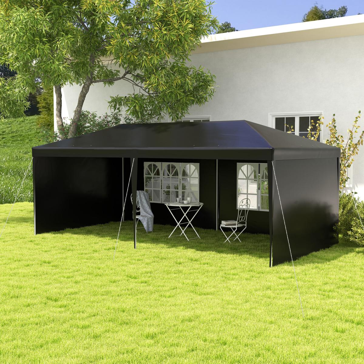 Party Gazebo Canopy - Black – image 4