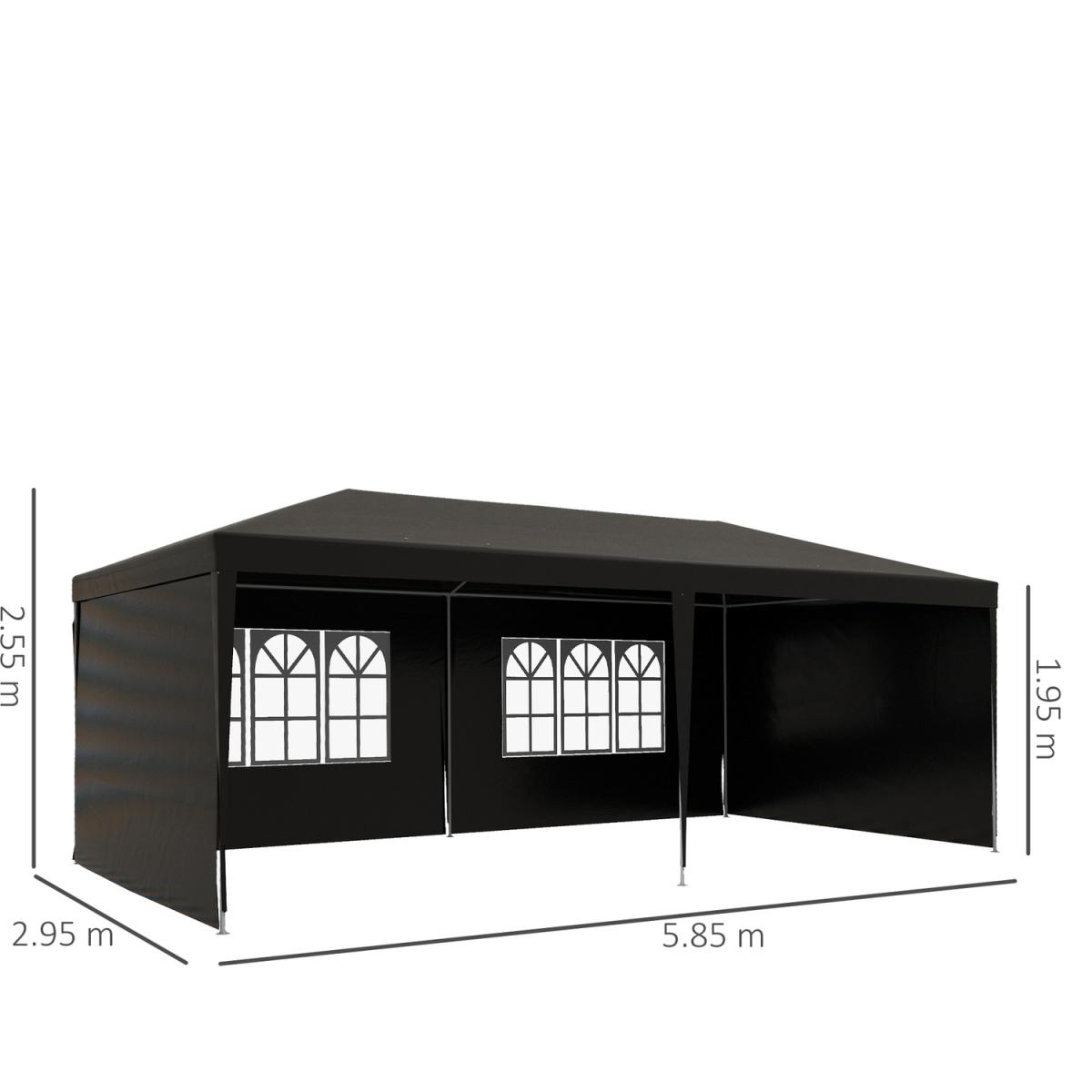 Party Gazebo Canopy - Black – image 5