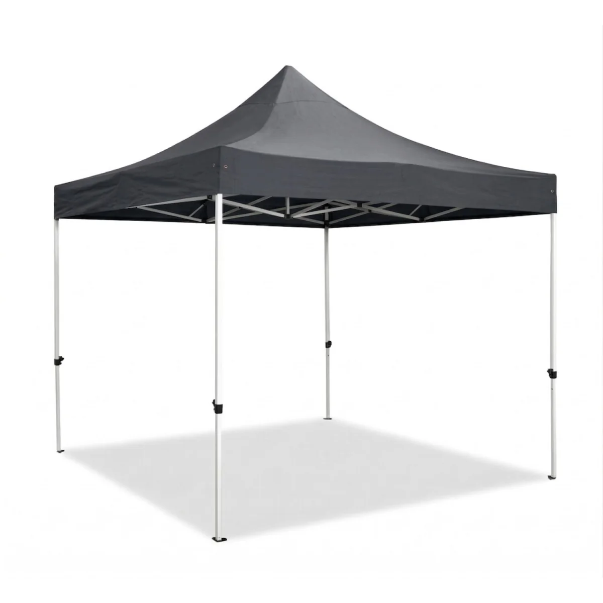 Primrose Pop Up Gazebo 3m x 3m Garden Marquee Waterproof UV Resistant Grey - Grey – image 8