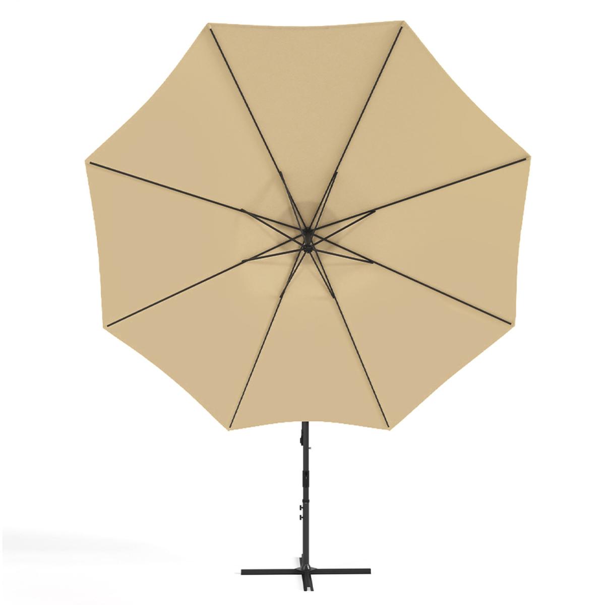 3M Cantilever Parasol with Umbrella Base - Wine Red – image 14