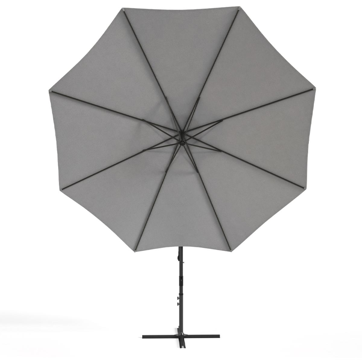 3M Cantilever Parasol with Umbrella Base - Wine Red – image 19