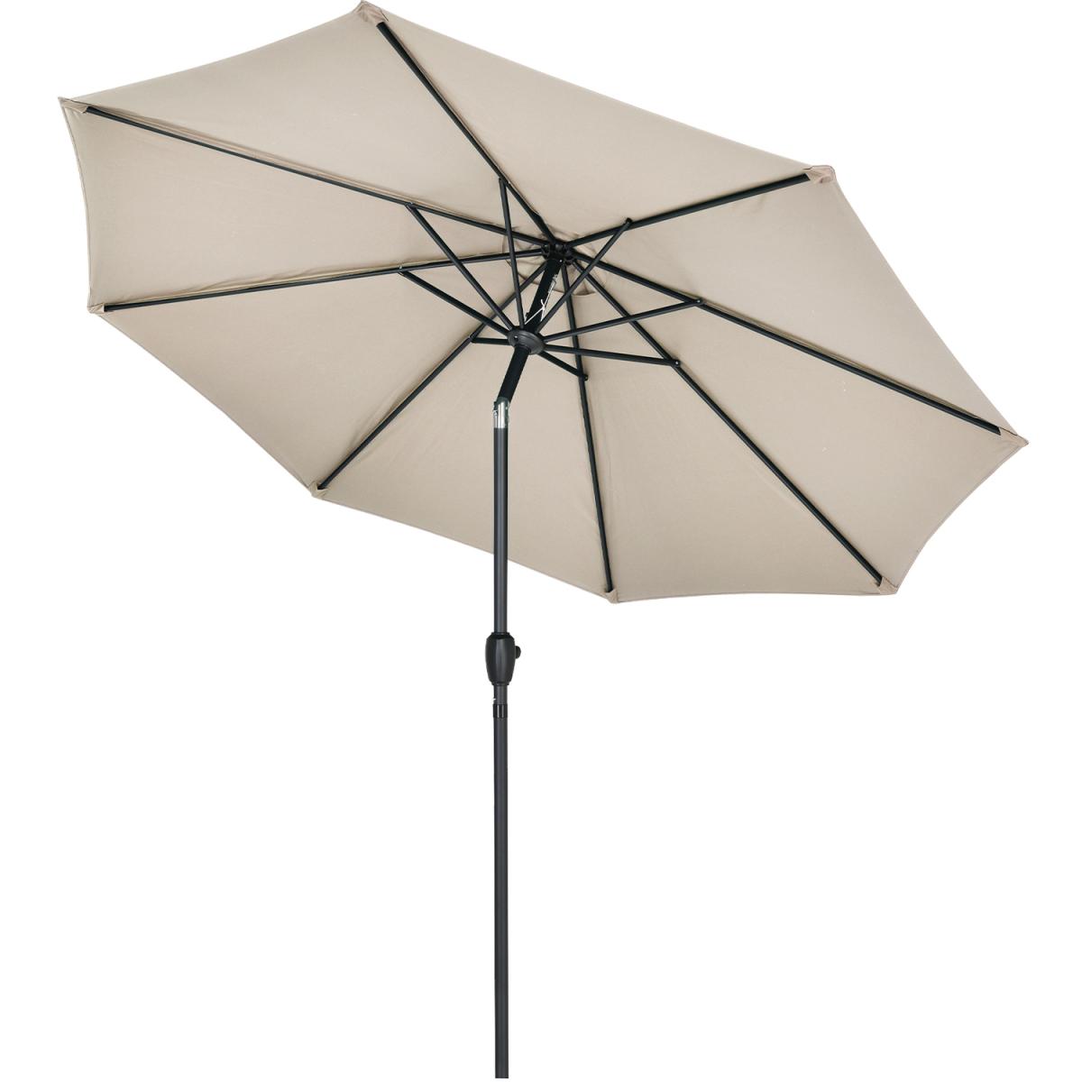 2.7m Tilt Garden Parasol - Beige – image 8