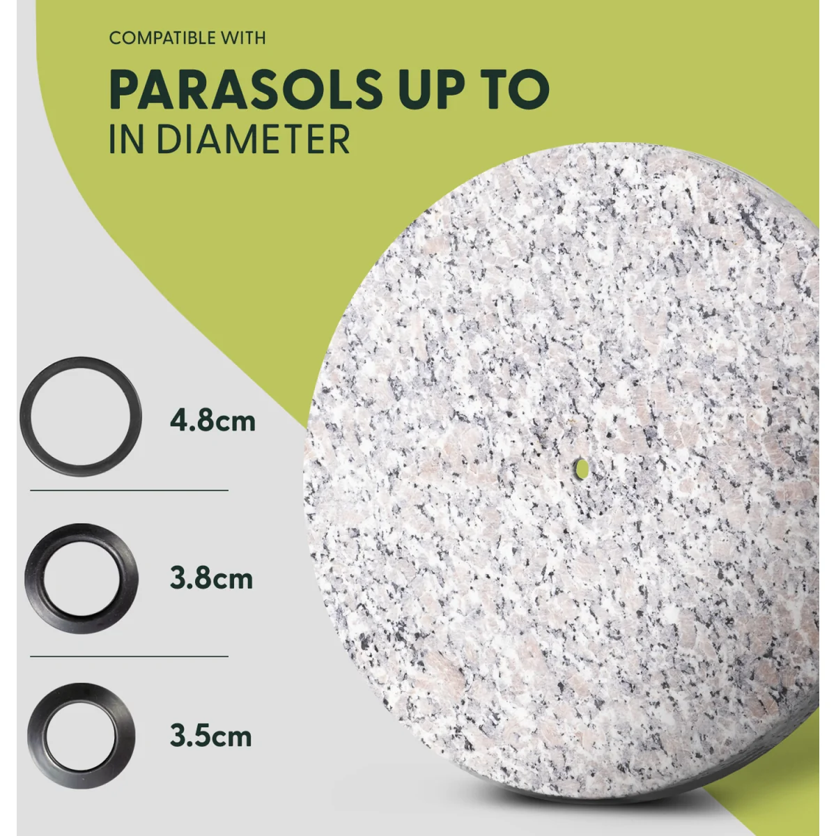 Cast Iron Effect Parasol Base – image 15