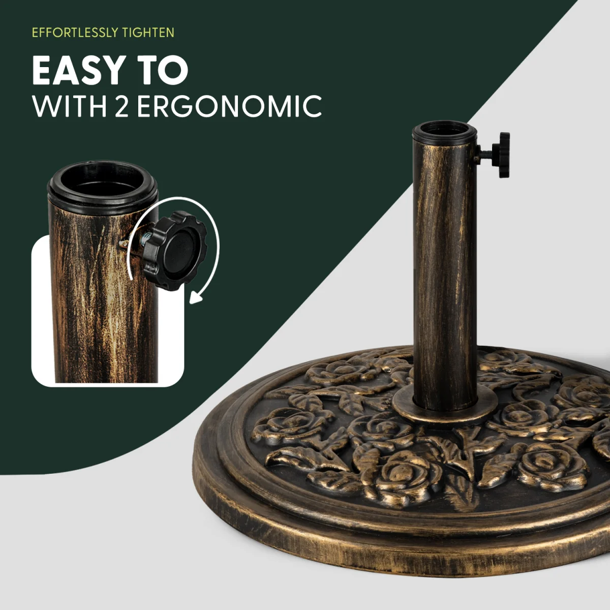 Cast Iron Effect Parasol Base – image 19