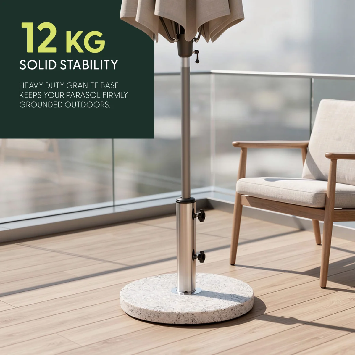 Cast Iron Effect Parasol Base – image 27