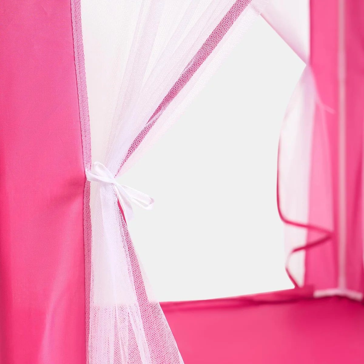 Small Water Resistant Gazebo With Sides - Hot Pink – image 8