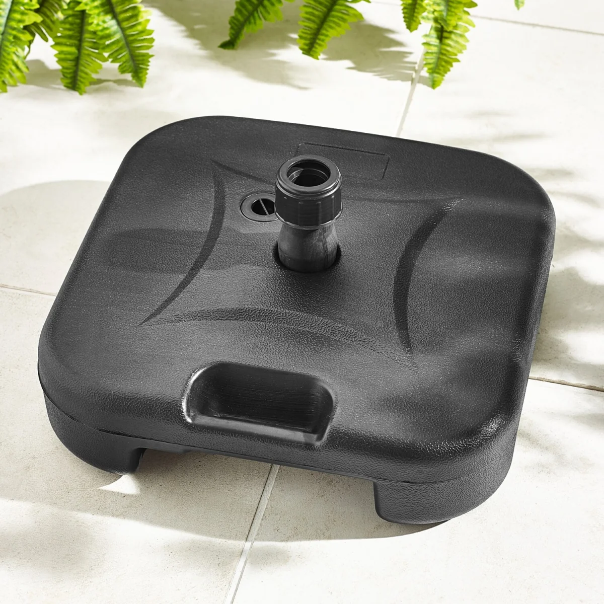 Vertical Black Garden Parasol Base - Black – image 4