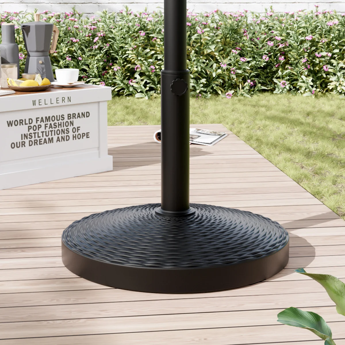 Heavy Duty Resin Parasol Base - Black / A – image 2