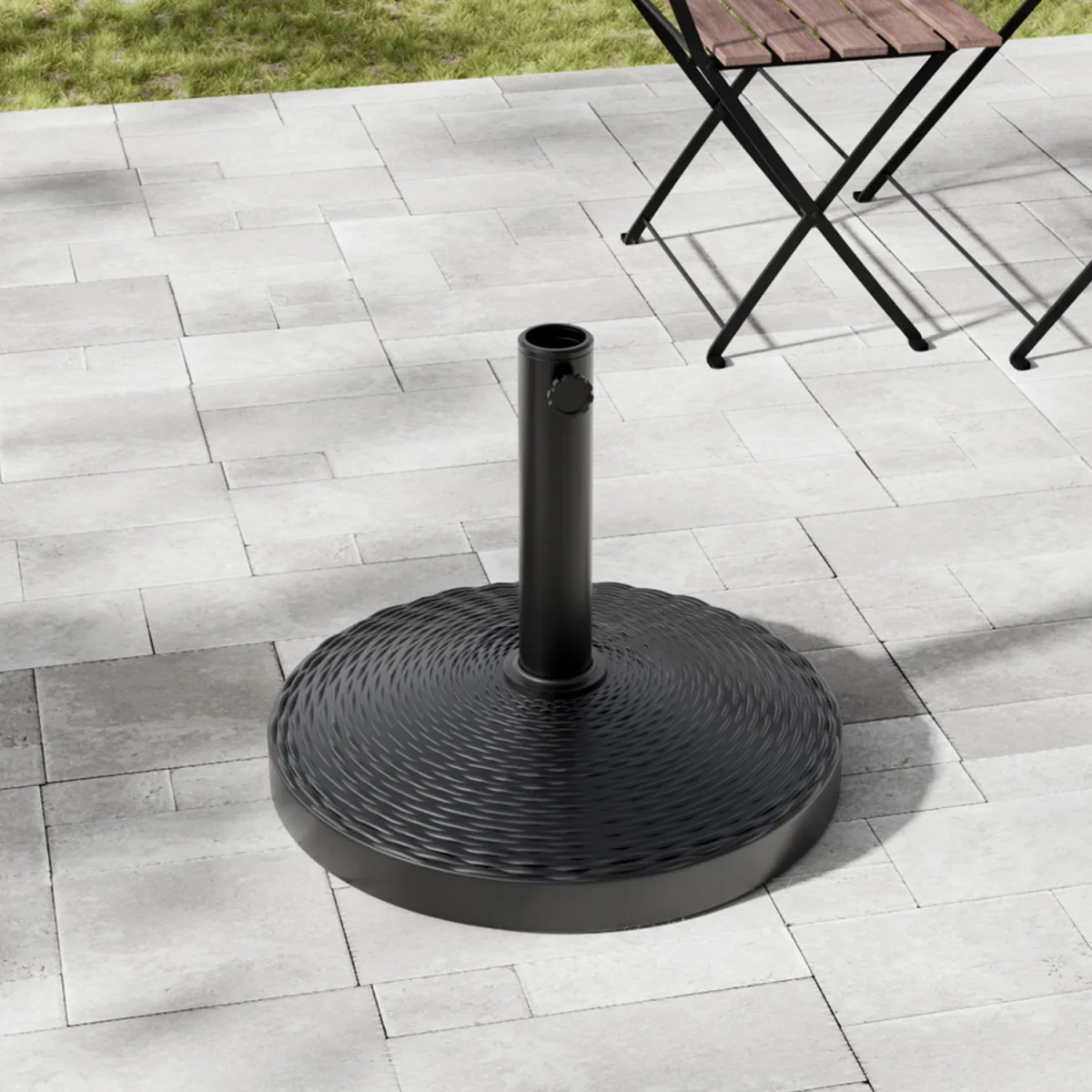 Heavy Duty Resin Parasol Base - Black / A – image 1