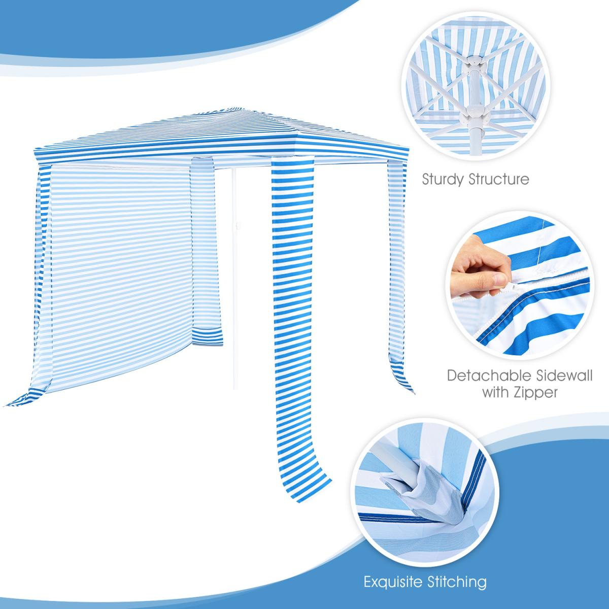 Foldable Beach Cabana - Blue – image 4