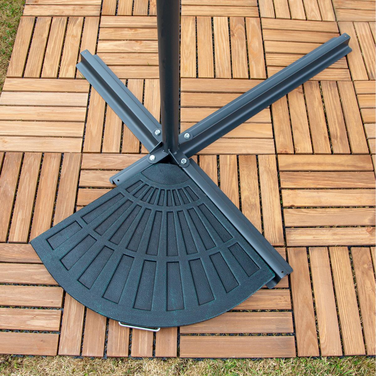 Resin Cantilever Parasol Base 14kg - Black