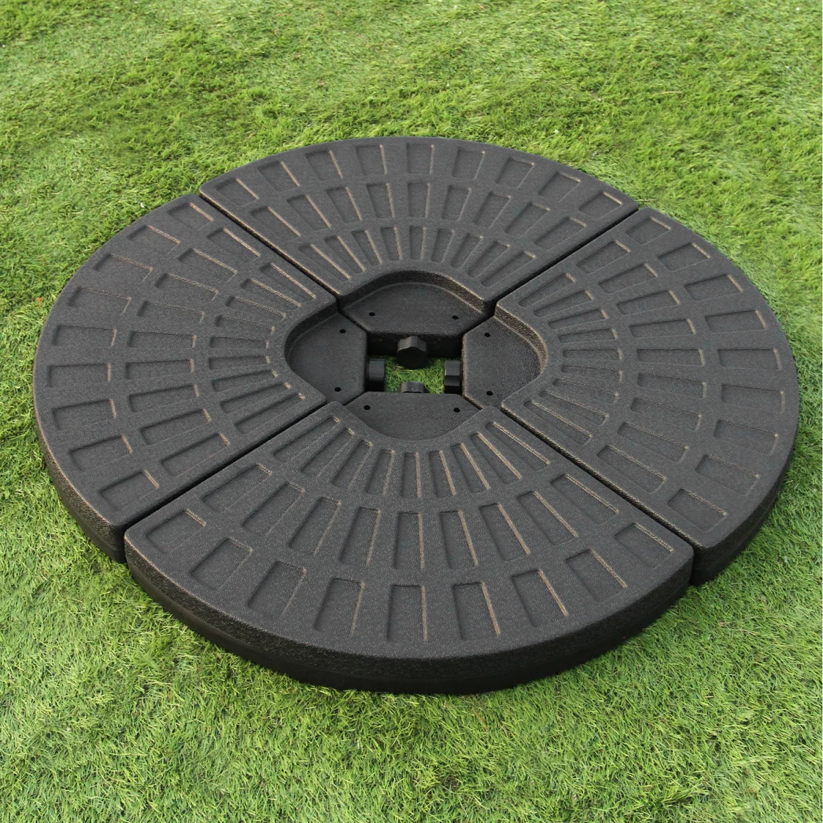 Cantilever Parasol Base - Fan Design - Black – image 2