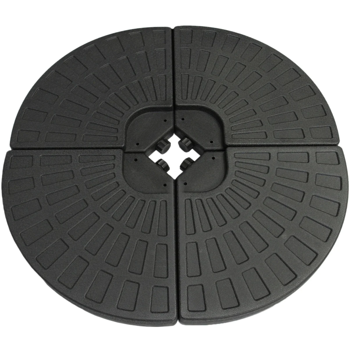 Cantilever Parasol Base - Fan Design - Black – image 3