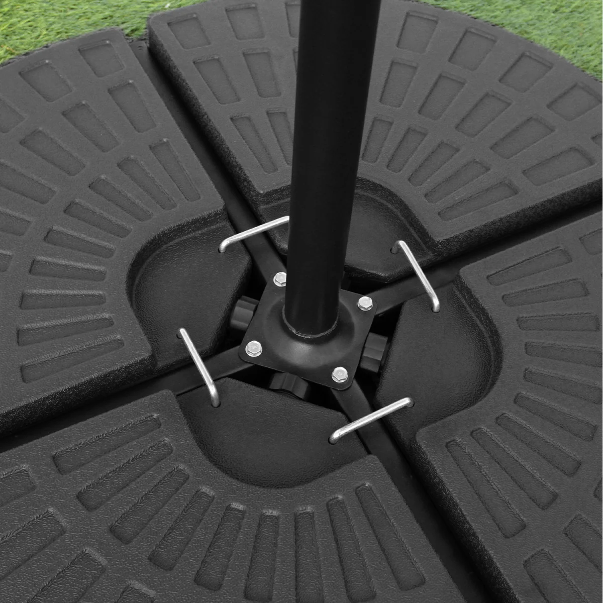 Cantilever Parasol Base - Fan Design - Black – image 4