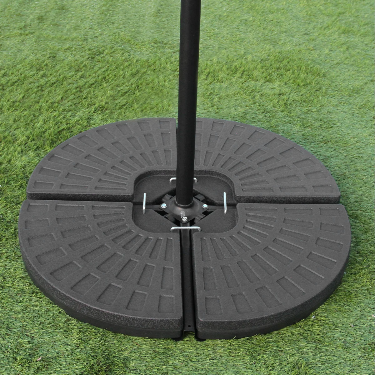 Cantilever Parasol Base - Fan Design - Black – image 5