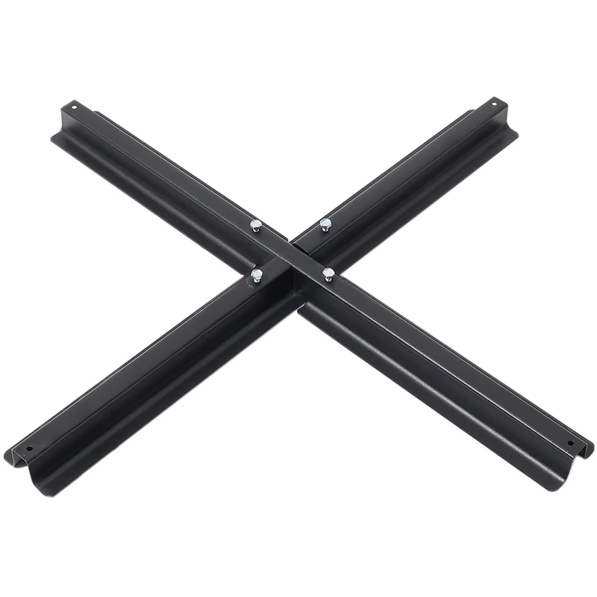 Plastic Freestanding Parasol Base with Cross Base - Black – image 3