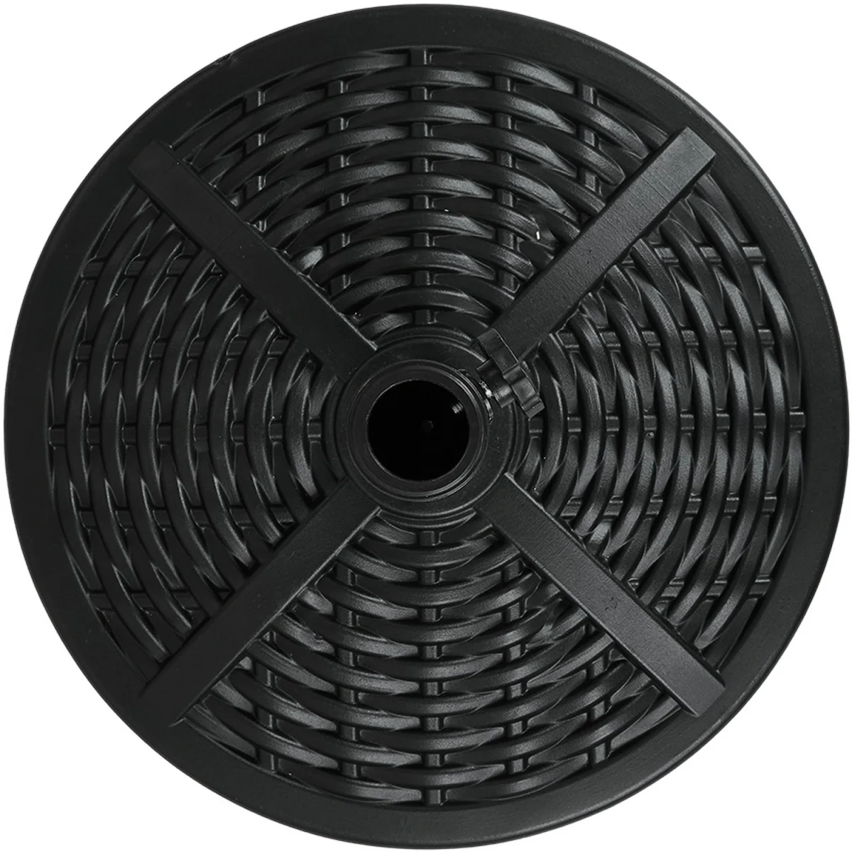 20kg Heavy Duty Round Parasol Base - Weave Effect – image 3