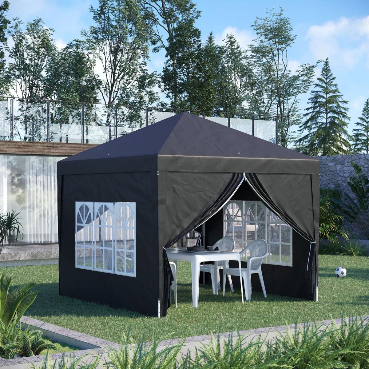 3mx3m Pop Up Gazebo Party Tent Canopy - Blue – image 3