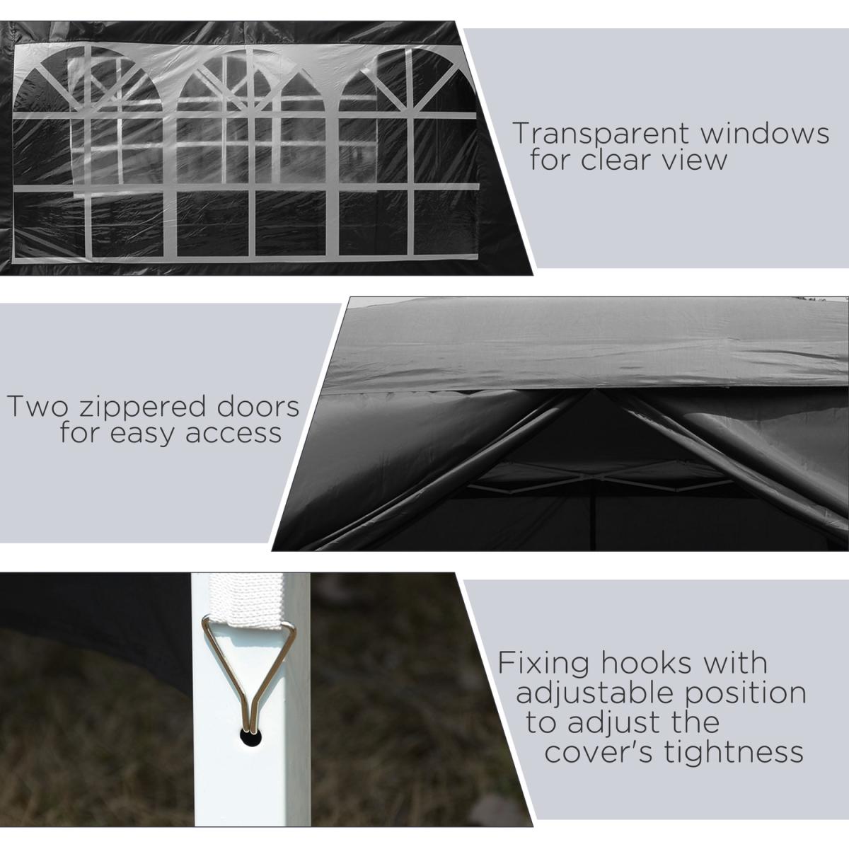 3mx3m Pop Up Gazebo Party Tent Canopy - Blue – image 8