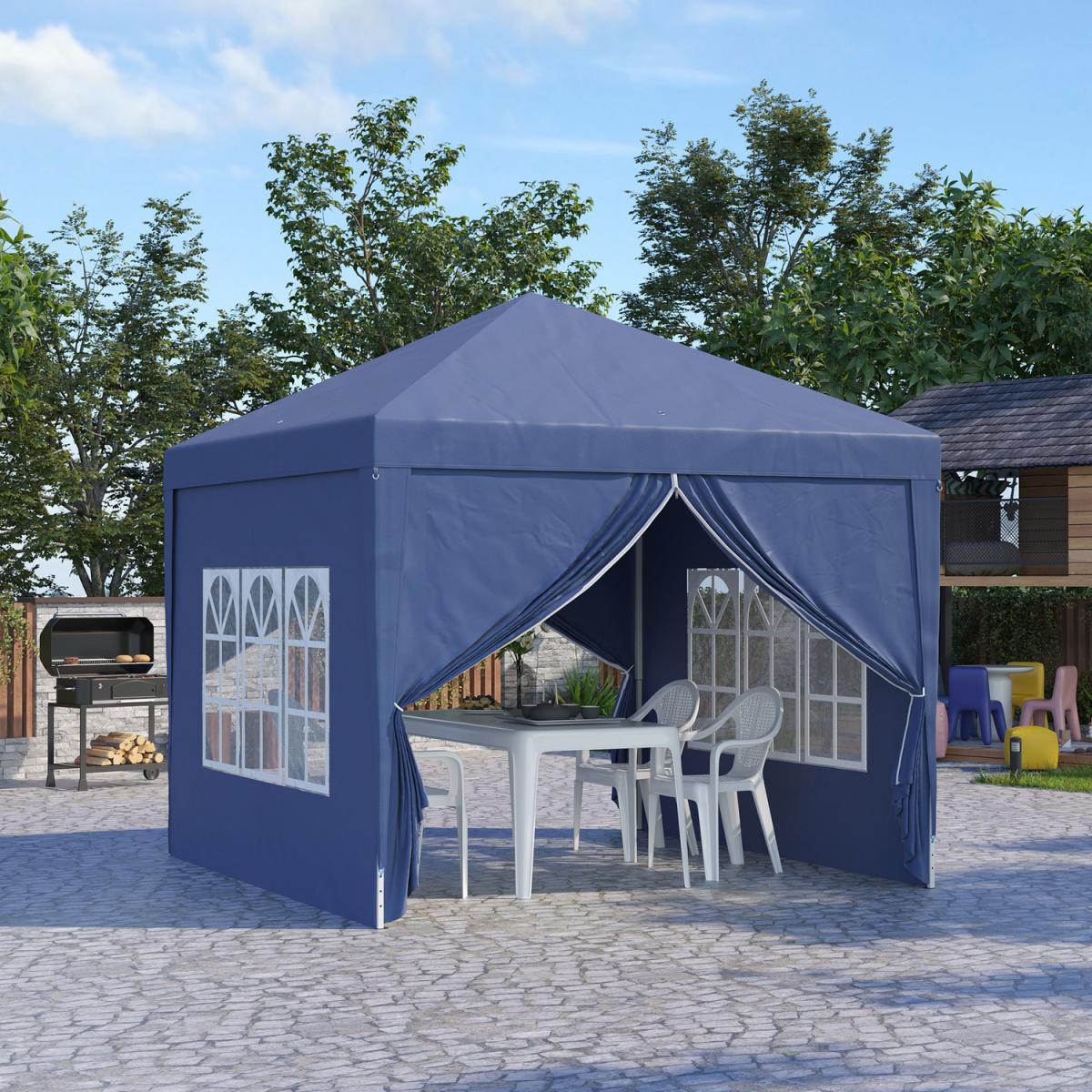 3mx3m Pop Up Gazebo Party Tent Canopy - Blue – image 10